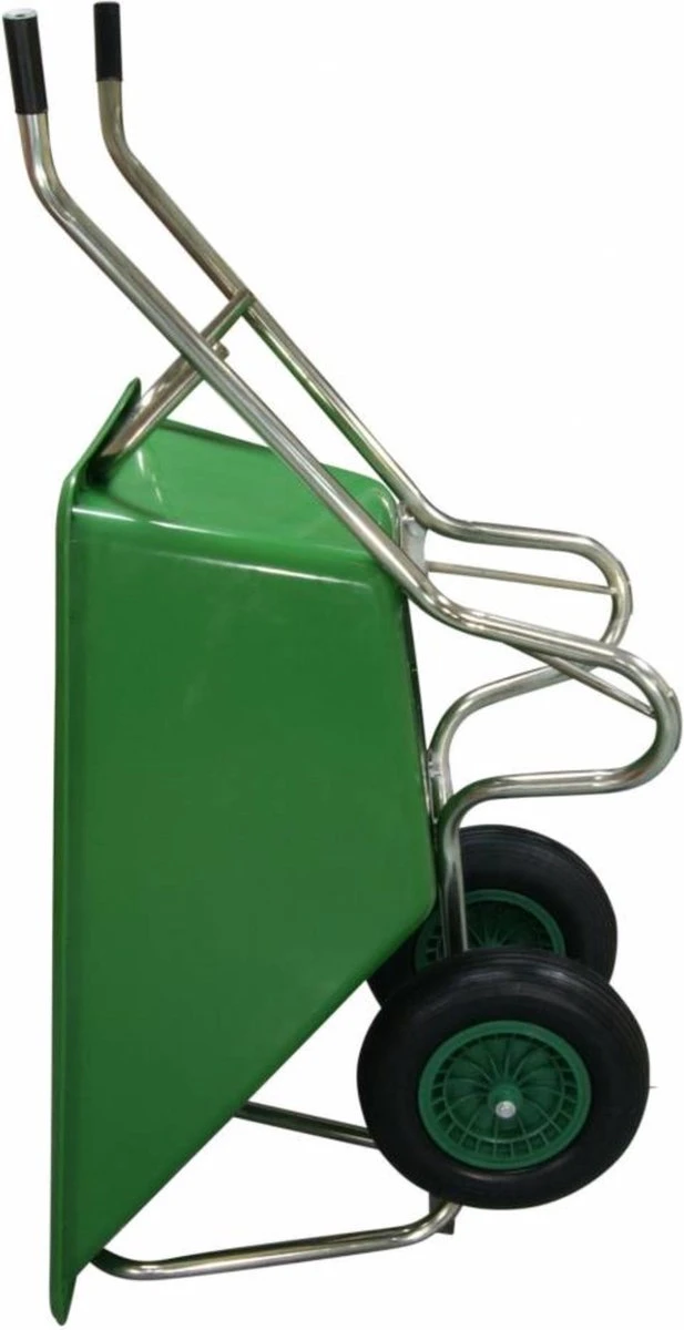 Kruiwagen Met Dubbel Luchtwiel Stal Eco Groen 160 Liter 6 Kruiwagen Met Dubbel Luchtwiel Stal Eco Groen 160 Liter - Afbeelding 6