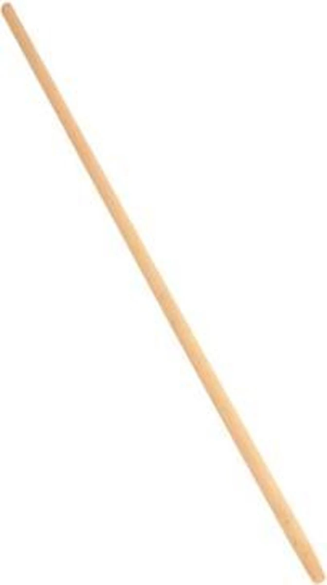 Betra Houten Universele Bezemsteel - 150 Cm - Met Klem Uiteinde 2 Betra Houten Universele Bezemsteel - 150 Cm - Met Klem Uiteinde - Afbeelding 2