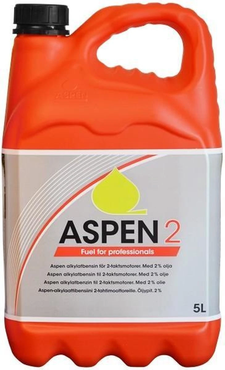 Aspen 2 FRT 5 Liter Schone Alkylaatbenzine Voor Tweetaktmotoren 5 Aspen 2 FRT 5 Liter Schone Alkylaatbenzine Voor Tweetaktmotoren - Afbeelding 5