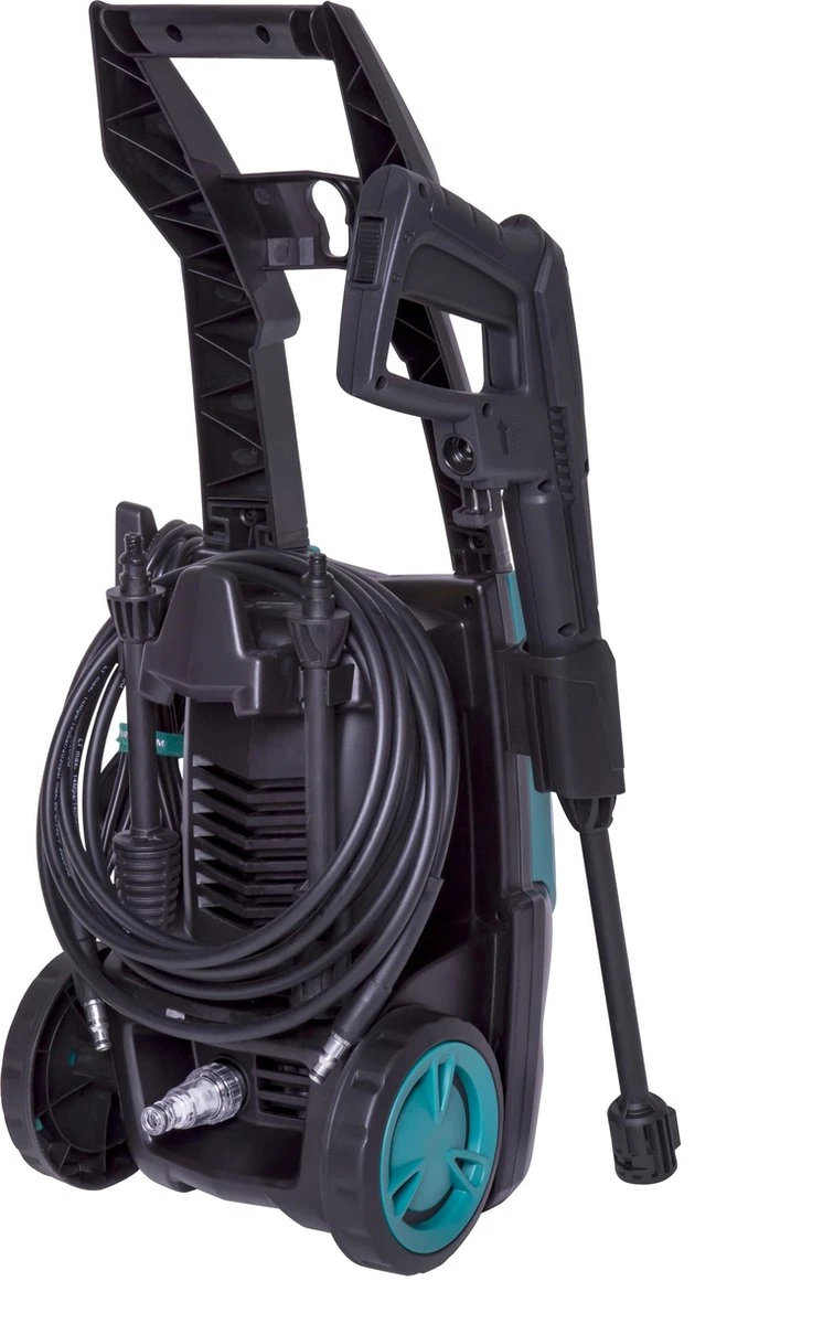 VONROC Hogedrukreiniger V14-1 - 1400W – 110 Bar – 390 L/h – Incl. 5m Slang, Spuitstukken En Accessoires 3 VONROC Hogedrukreiniger V14-1 - 1400W – 110 Bar – 390 L/h – Incl. 5m Slang, Spuitstukken En Accessoires - Afbeelding 3