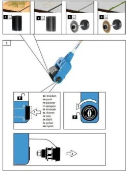 Güde Elektrische Oppervlakte- En Voegenreiniger - MET Telescopische Stang & 4 Voegenborstels - GUB 500 -Gardena Verkoopwinkel 883x1200 2