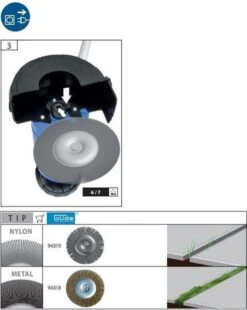 Güde Elektrische Onkruidborstel - Voegenreiniger - 400 Watt - GRF 401 -Gardena Verkoopwinkel 956x1200 4