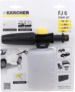 Kärcher FJ 6 Foam Jet - Regelbaar - 0,6 Liter - K2/K7 Series -Gardena Verkoopwinkel 976x1200