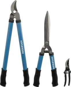 Hyundai Snoeiset 3-delig - Snoeischaar - Takkenschaar - Heggenschaar