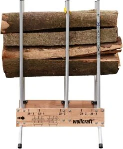 Wolfcraft - Professionele Zaagbok - Voor Kettingzaag - Hout - Opbouwbare, Stabiele Zaagbok Voor Brandhout - 5121000 - 10 JAAR GARANTIE -Gardena Verkoopwinkel 991x1200 2