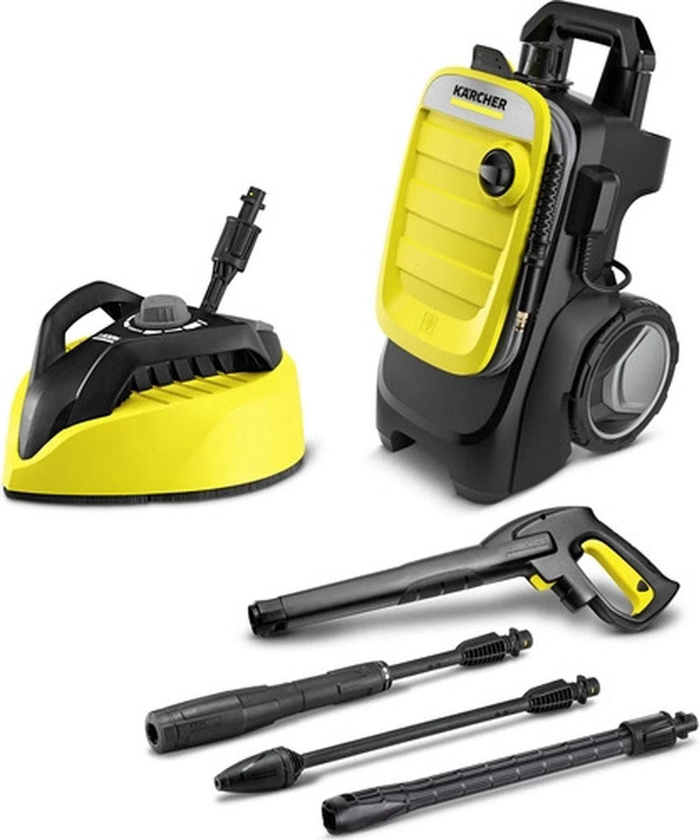 Kärcher K 7 Compact Home Hogedrukreiniger - 3000W - 180 Bar - 60 M²/h - Met Terrasreiniger 1 Kärcher K 7 Compact Home Hogedrukreiniger - 3000W - 180 Bar - 60 M²/h - Met Terrasreiniger